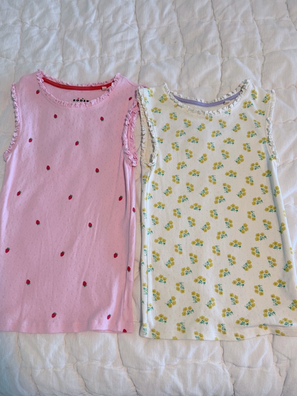 Mini Boden tank bundle- 2 pack- adorable size 11/12